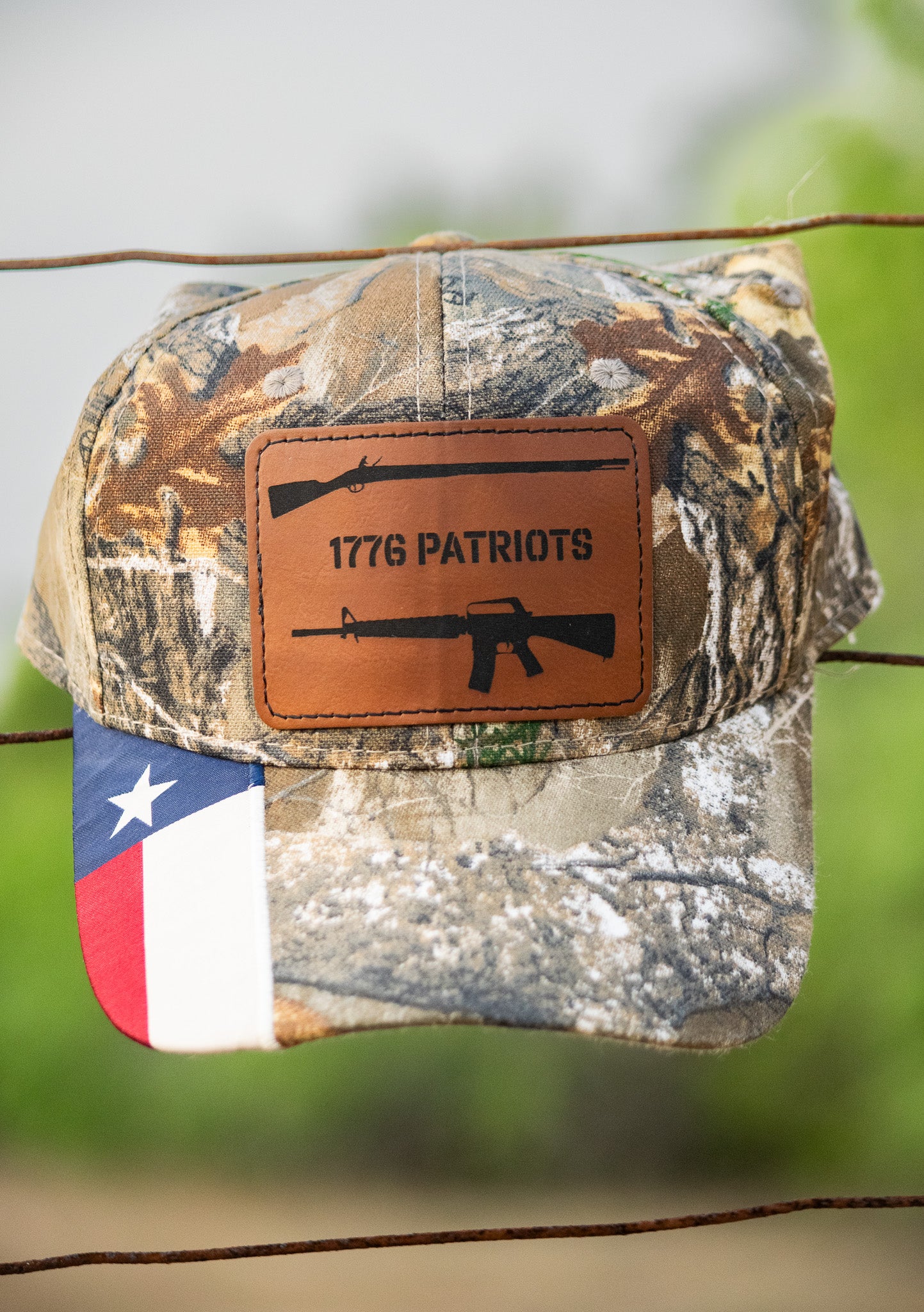 Realtree Camo With Texas Flag Hat