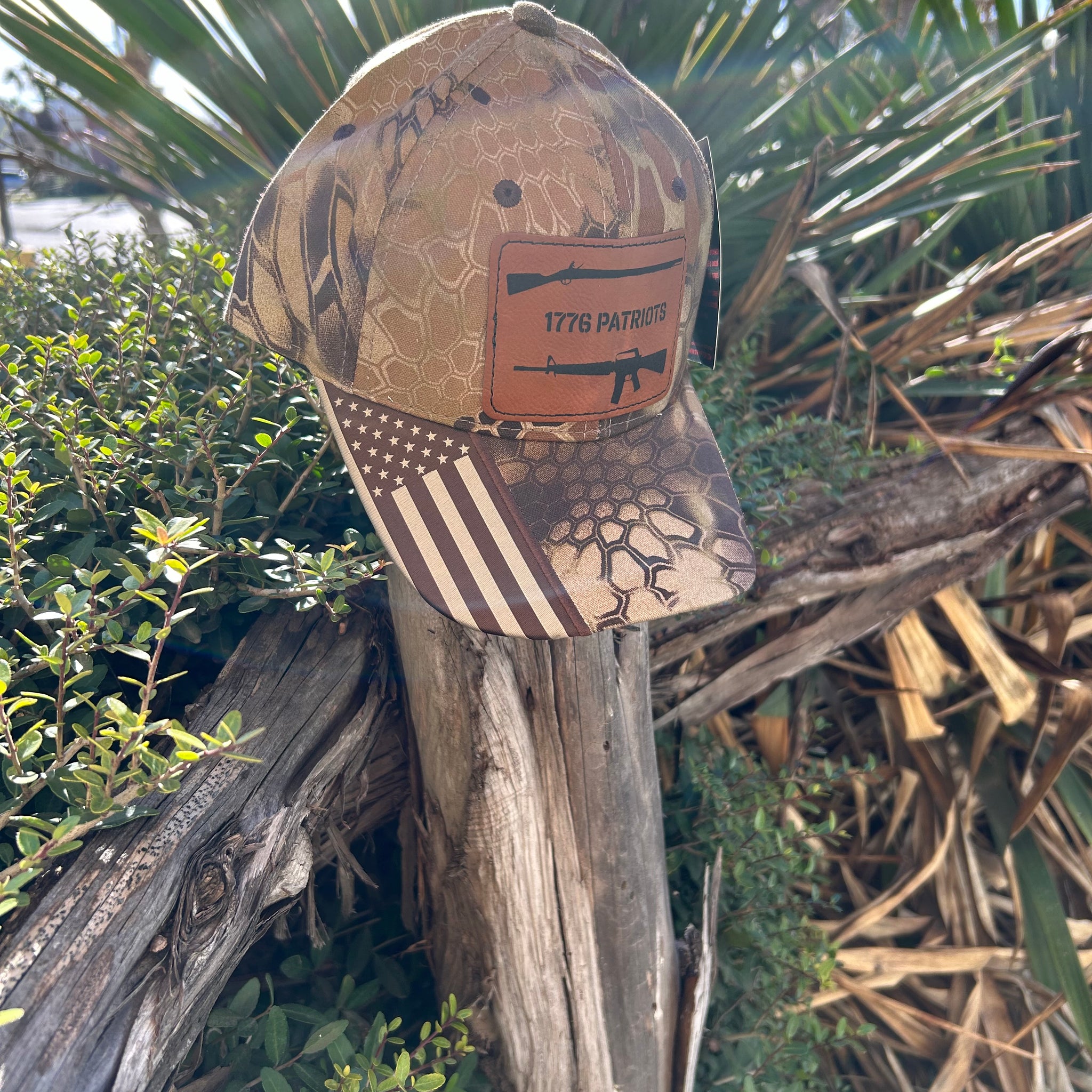 1776 Patriots Hat Tan Kryptek Camo