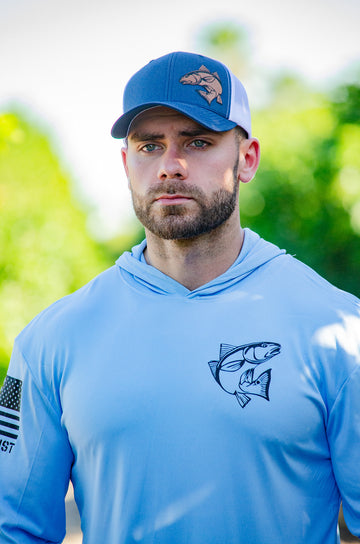 flag fishing shirt