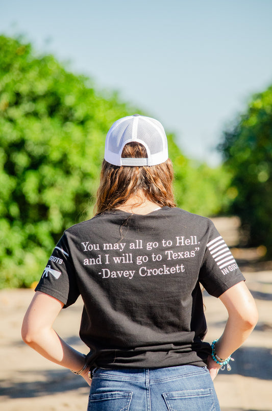 Y’all may go to hell, Davy Crockett