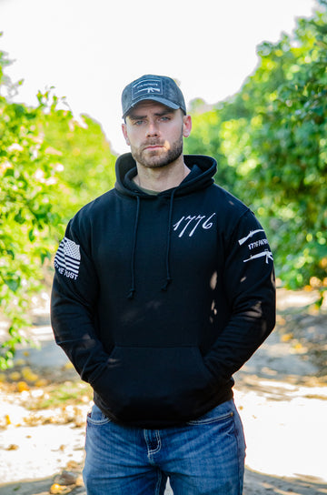 American flag hoodie