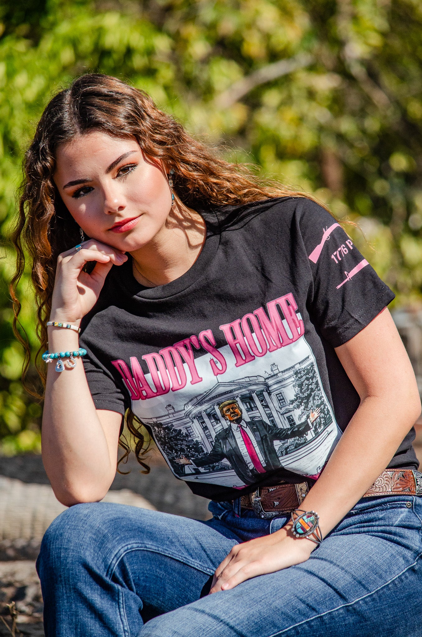 Daddy’s home pink Trump